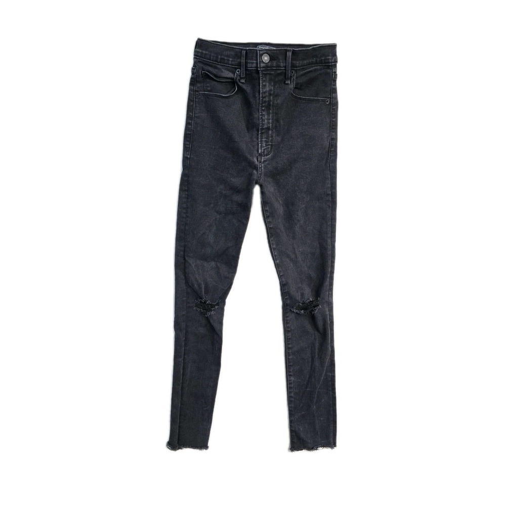Abercrombie Fitch Women's Jeans  26 2 R ultra  Hi-rise  Super Skinny  Cut Off...
